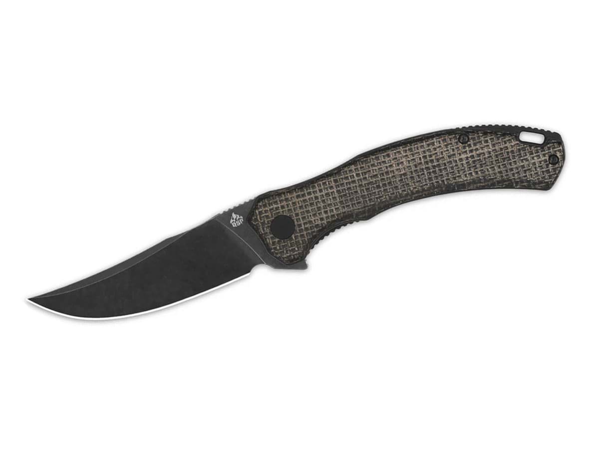 Bild von QSP Knife - Walrus Rough Micarta STW Black Dark Brown