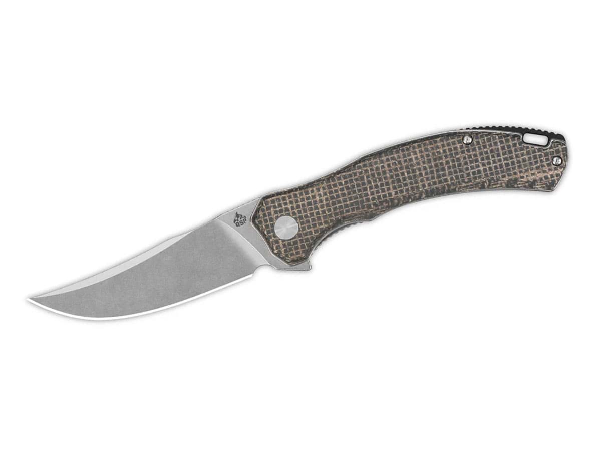 Bild von QSP Knife - Walrus Rough Micarta STW Dark Brown