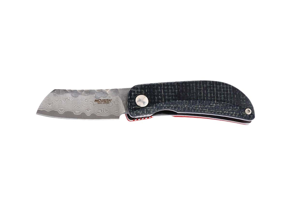 Picture of Mcusta - Petit Black-Orange Micarta Damascus