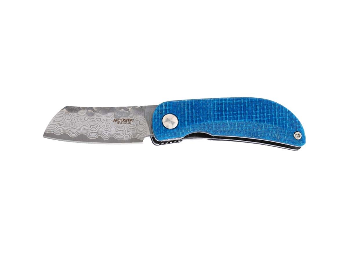 Picture of Mcusta - Petit Blue-Black Micarta DAMASCUS