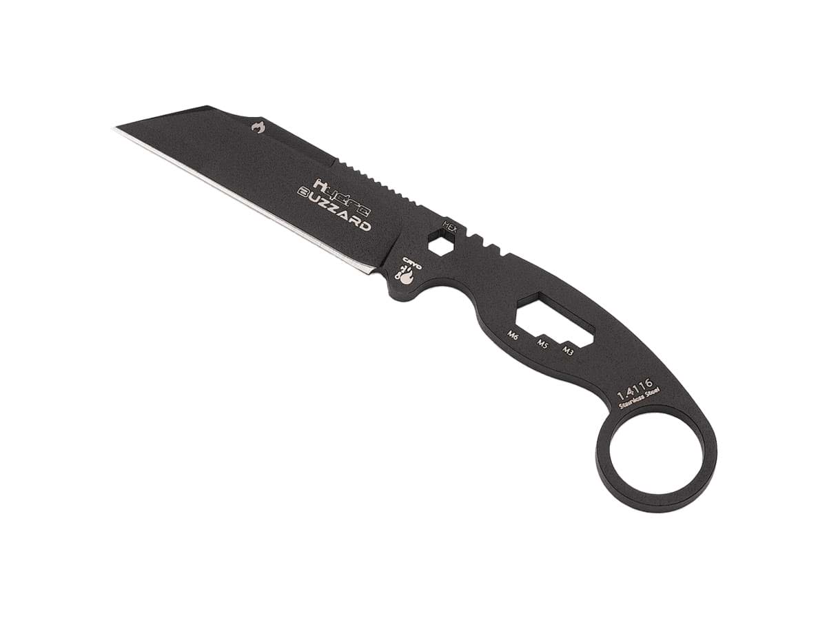 Bild von Hydra Knives - Buzzard Black Vulture Brown Sheath