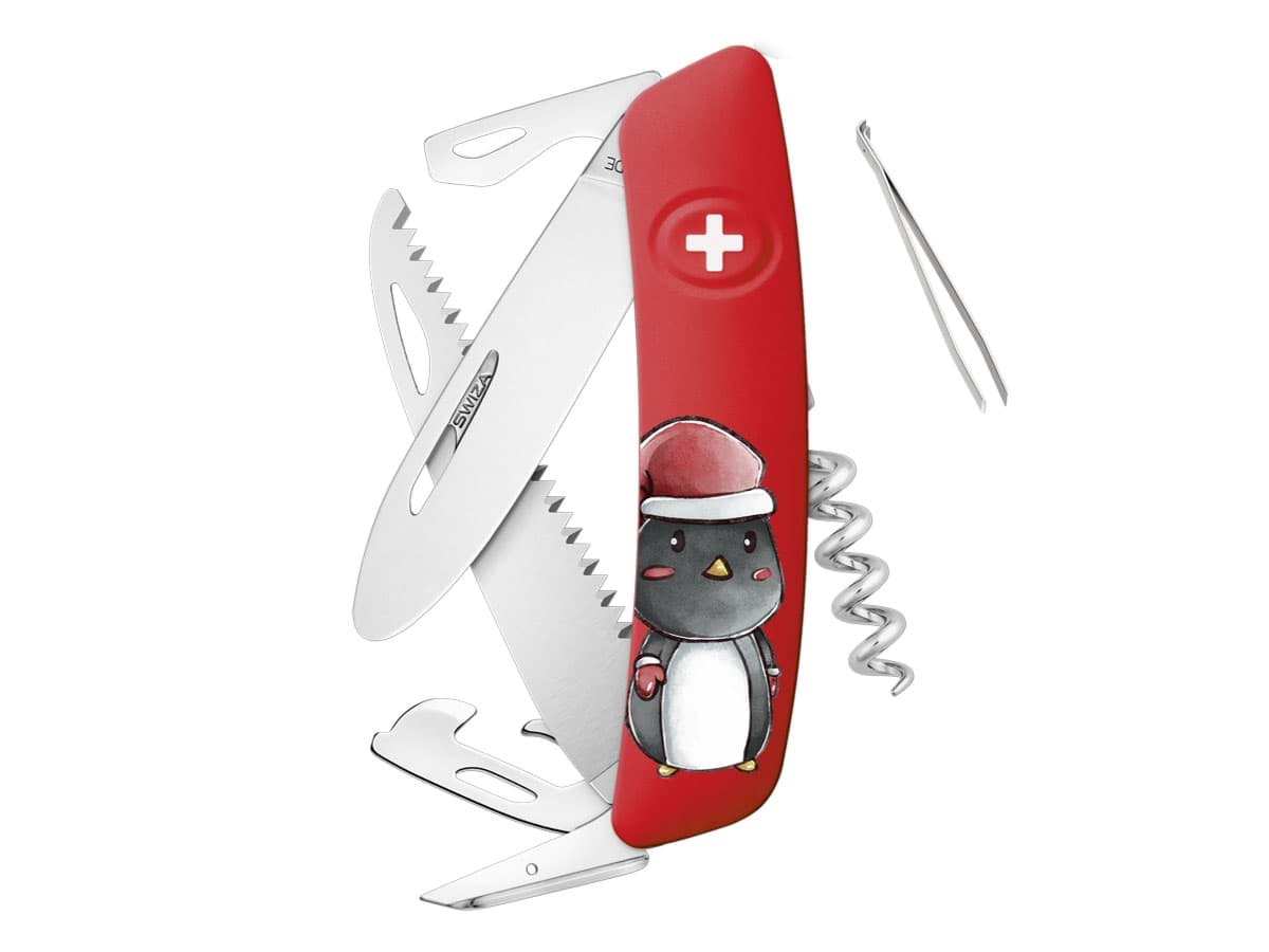 Bild von Swiza - J06 Junior Christmas Penguin Red