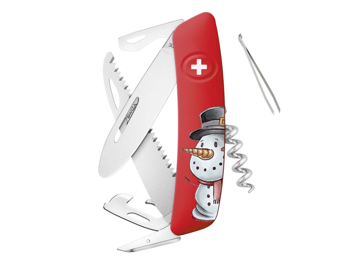 Bild von Swiza - J06 Junior Christmas Snowman Red