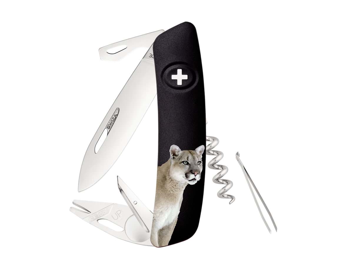 Picture of Swiza - TT03 Tick Tool Wildlife Puma Black