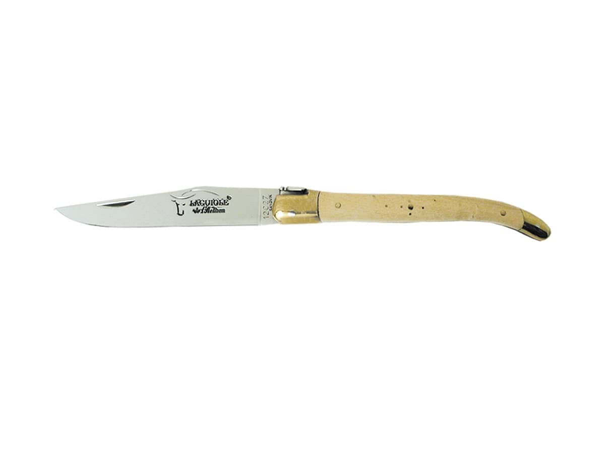 Bild von Laguiole Honore Durand - Steakmesser-Set Buchsbaumgriff 9 CM