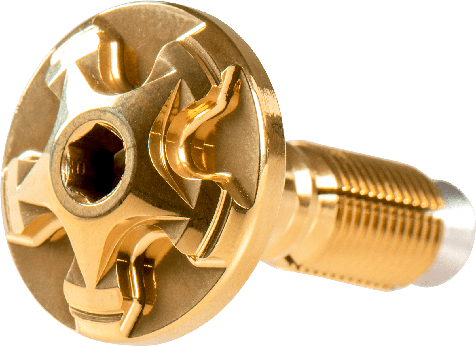 Bild von Kinetic - Tiller Bolt High Hardness Steel Gold 2er-Pack