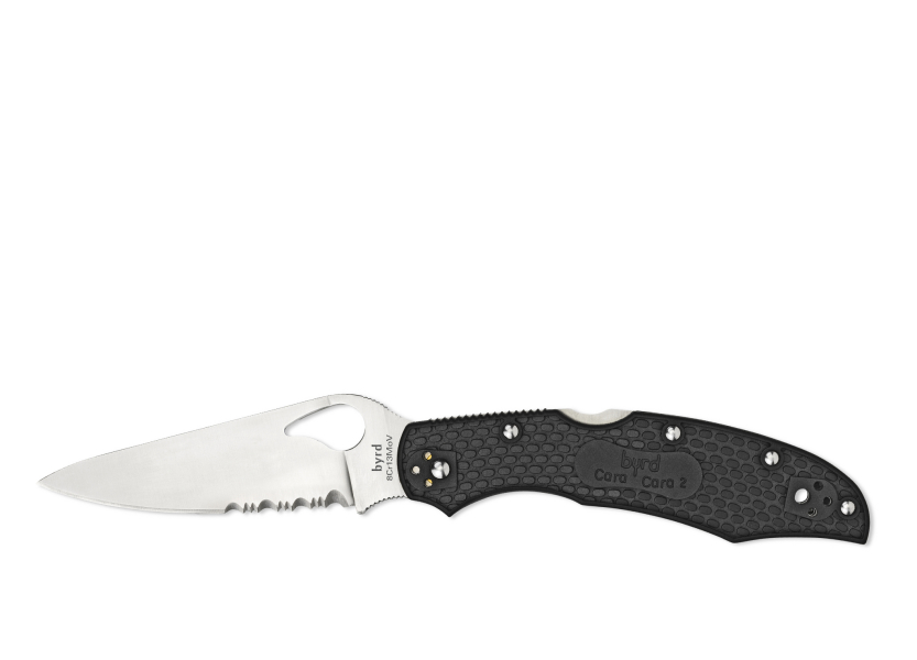 Image de Spyderco - Byrd Cara Cara 2 Lightweight à dentelure en vague