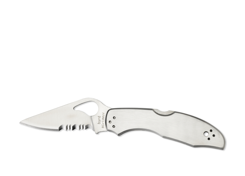 Bild von Spyderco - Byrd Meadowlark 2 Stainless mit Wellenschliff