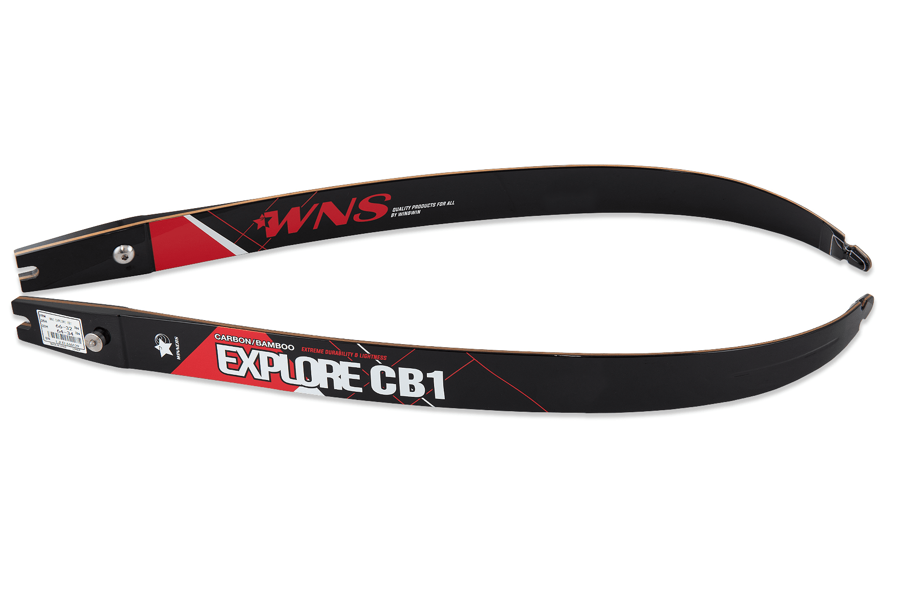 Bild von WNS - Carbon Bamboo Explore-CB1 25" 68-38 lbs 23" 66-40 lbs