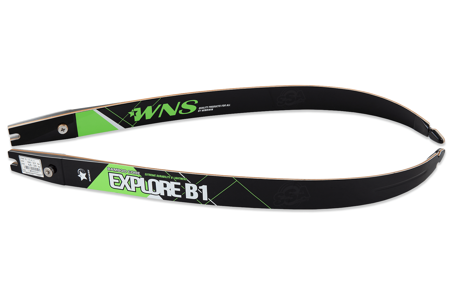 Bild von WNS - Fiber Bamboo Explore-B1 25" 66-24 lbs 23" 64-26 lbs