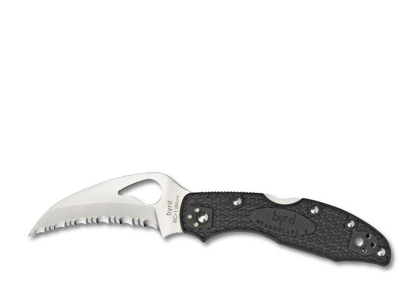 Bild von Spyderco - Byrd Hawkbill Lightweight mit Wellenschliff