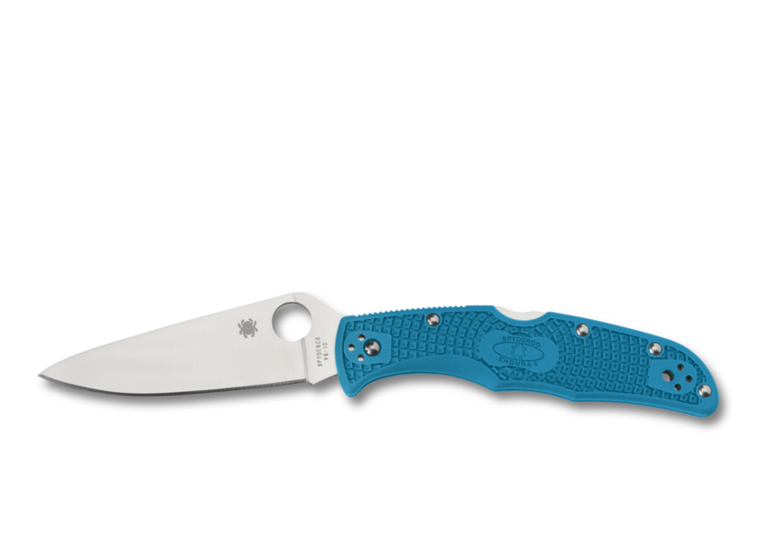 Bild von Spyderco - Endura 4 Full-Flat Ground Blau