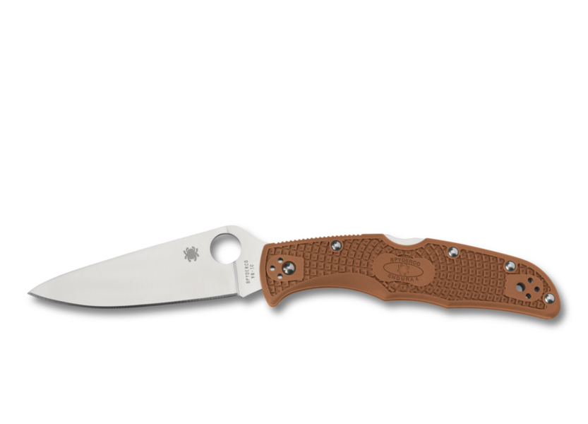 Image de Spyderco - Endura 4 Full-Flat Ground Marron