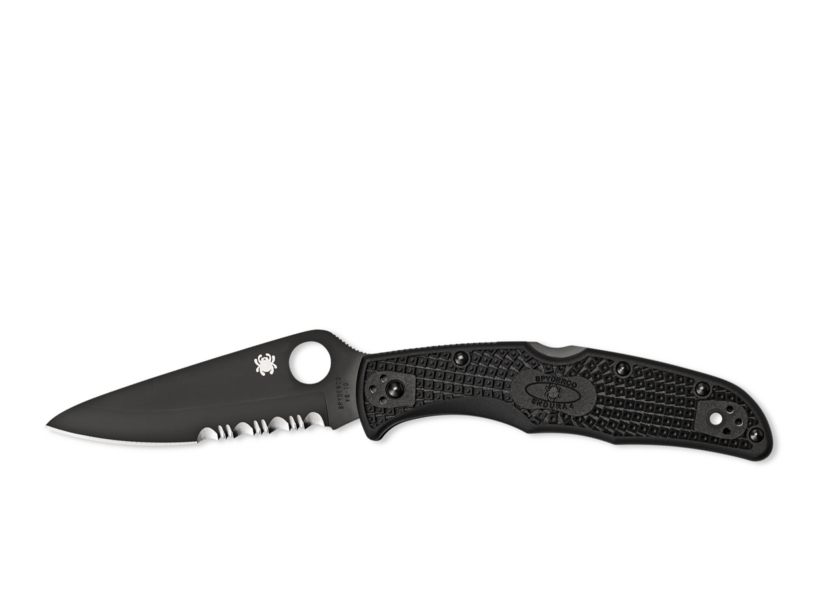 Picture of Spyderco - Endura 4 Lightweight Black with Serrated Edge