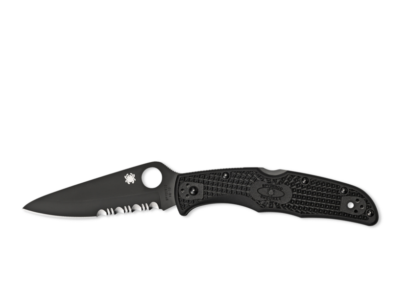 Immagine di Spyderco - Endura 0 Lightweight Nero con Lama Dentata