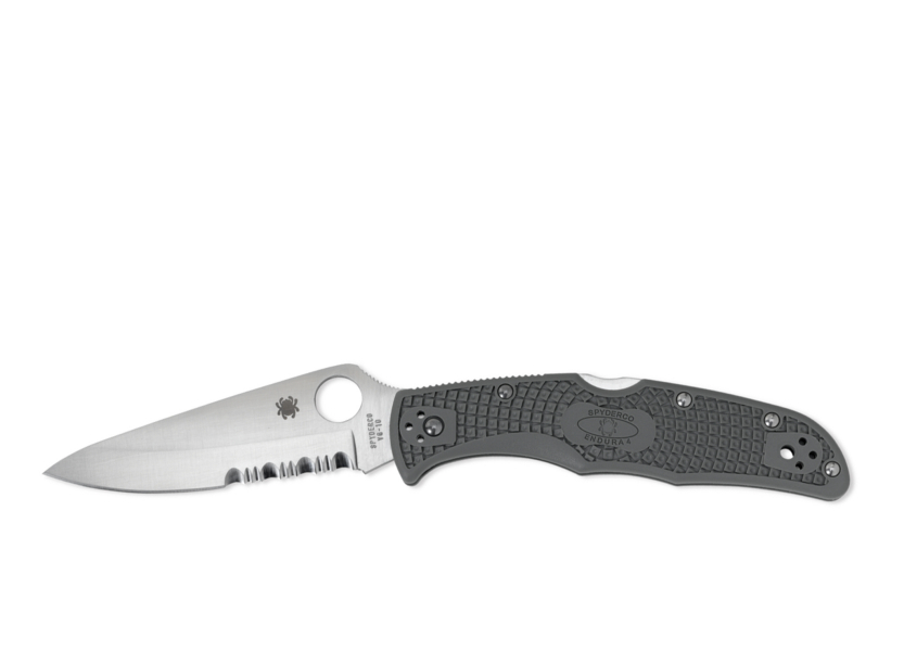 Picture of Spyderco - Endura 4 Lightweight Foliage Green with Serrated Edge