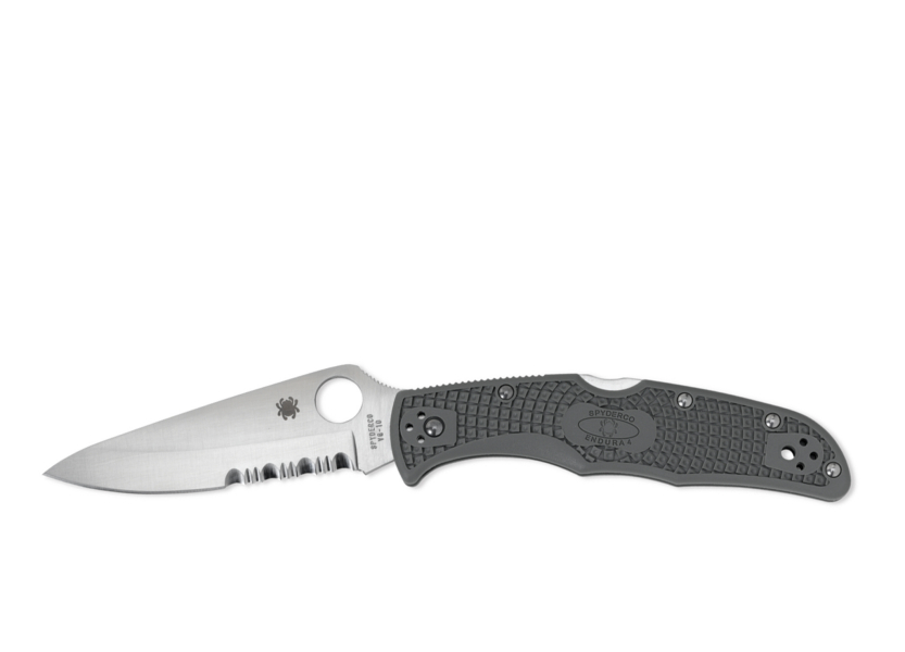 Image de Spyderco - Endura 4 Lightweight Vert Foliage avec lame dentelée