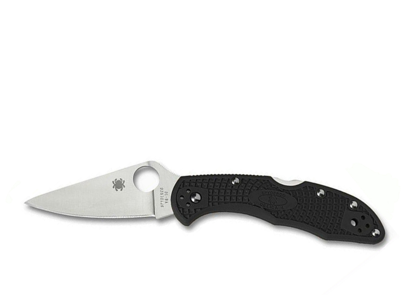 Bild von Spyderco - Delica 4 Lightweight Full-Flat Ground Schwarz