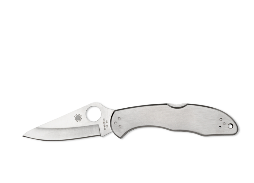 Bild von Spyderco - Delica 4 Ganzstahl Glattschliff