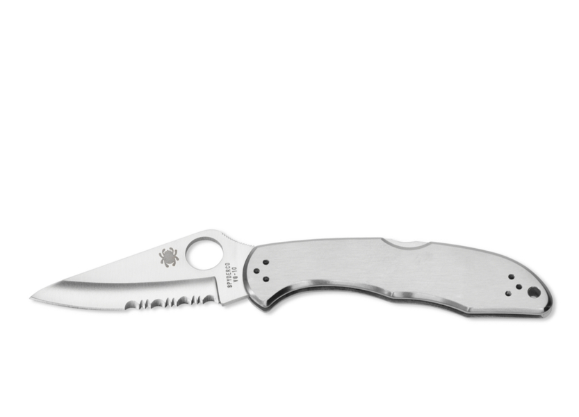 Immagine di Spyderco - Delica 0 Acciaio Inox con Lama Dentellata