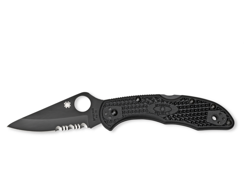 Image de Spyderco - Delica 4 Léger Noir