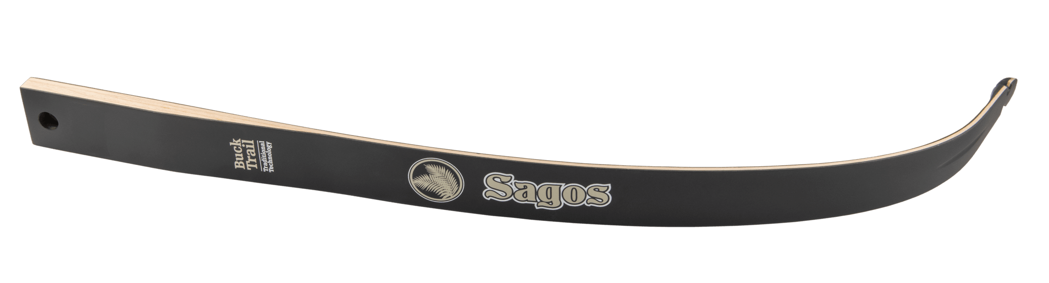 Bild von Buck Trail - T-D Sagos Wood 62" 30 lbs Maple Wood and Black Glass