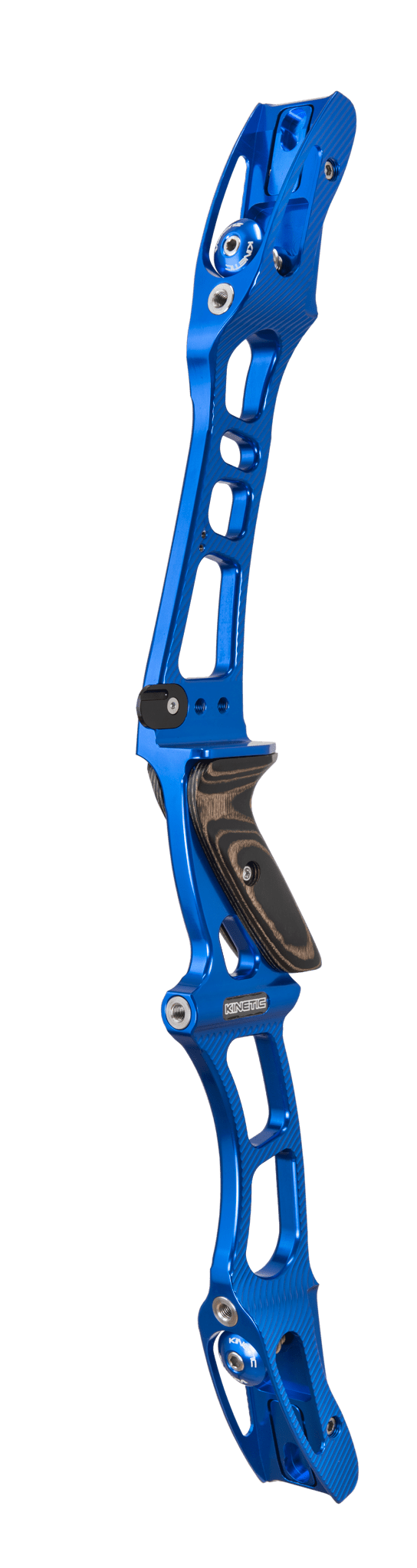 Bild von Kinetic - Forged Valenz with Wooden Grip 25" RH Engraved Anodized Blue