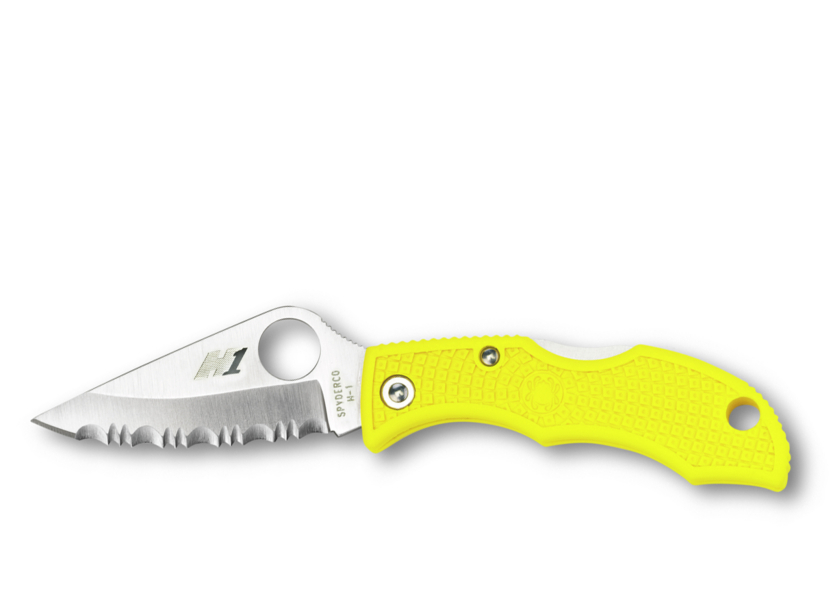 Image de Spyderco - Ladybug 3 Salt Lightweight à denture ondulée