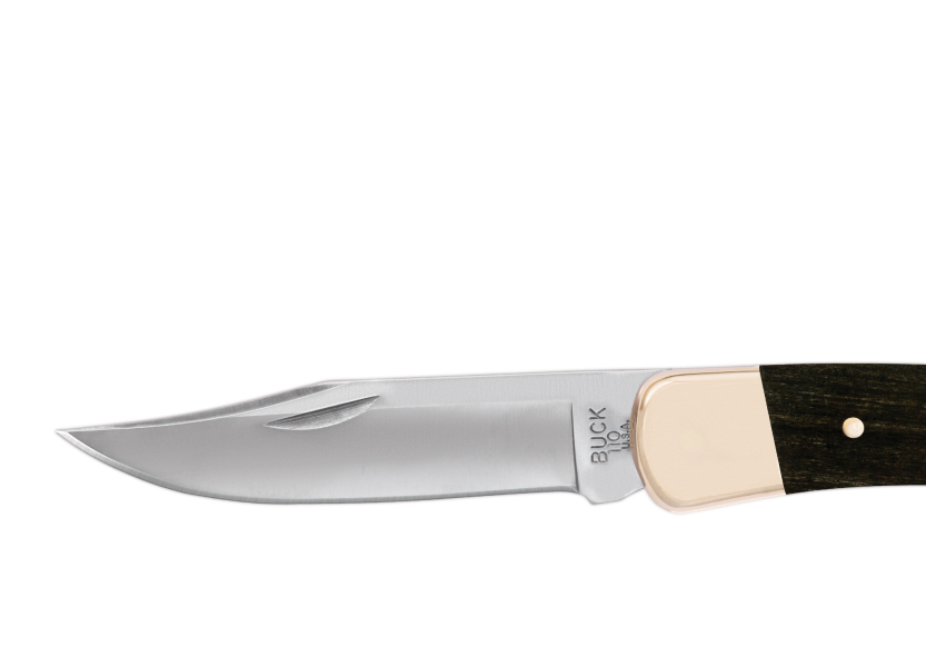 Buck 110 Folding Hunter, mit Fingermulden