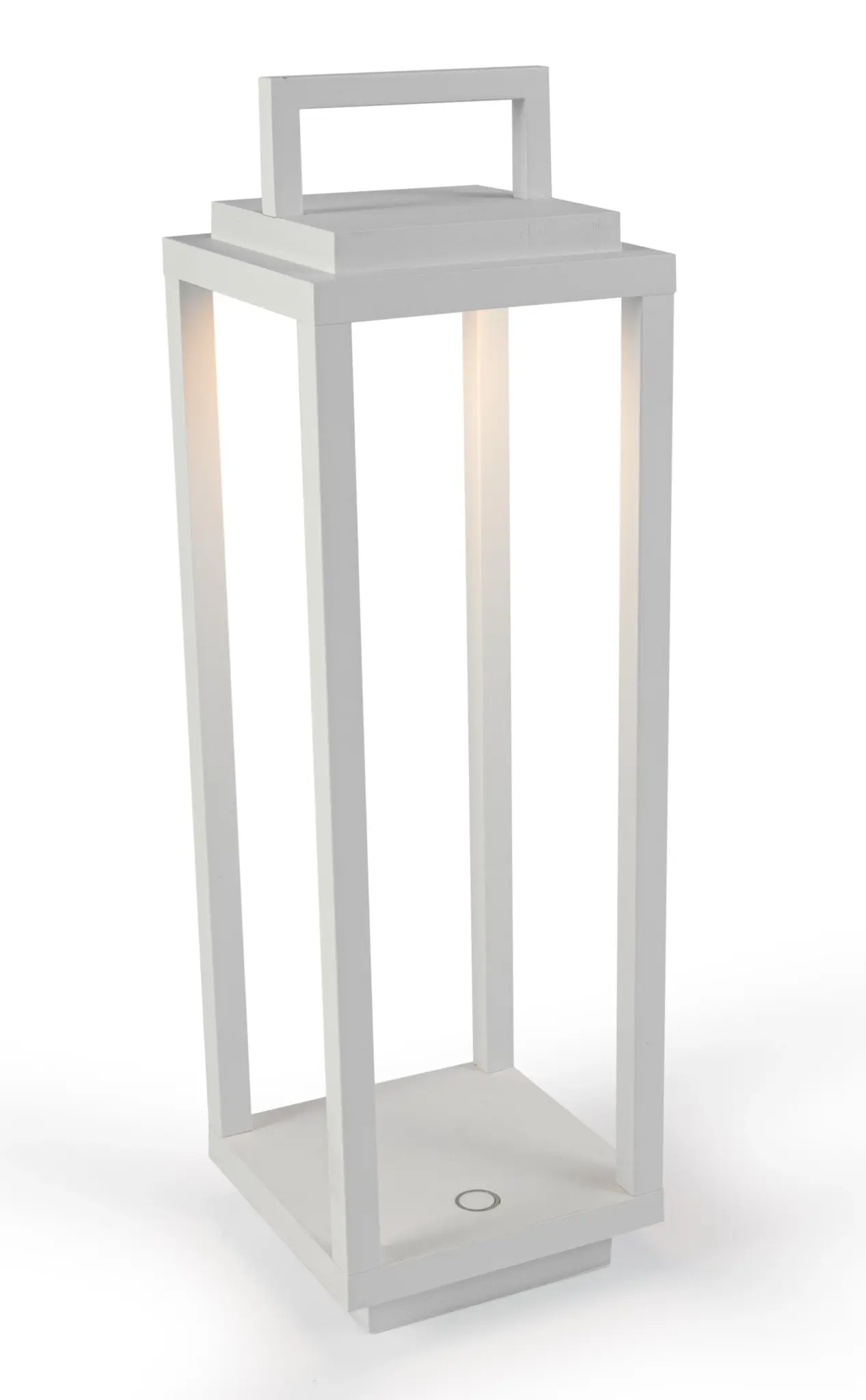 Bild von Abert - Resort Maxi Lampe wiederaufladbar weiss 14 x 14 cm H 54 cm