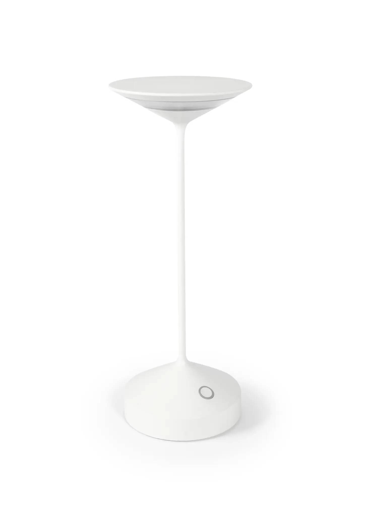 Bild von Abert - Tempo Lampe wiederaufladbar weiss D 10 cm H 28 cm