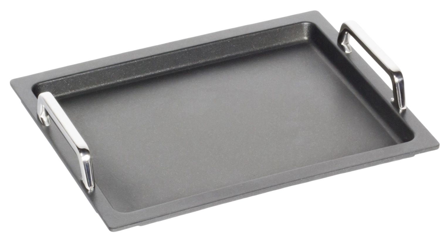 Bild von AMT - Bratplatte Induktion GN 2/3 H 2 cm mit Griffen