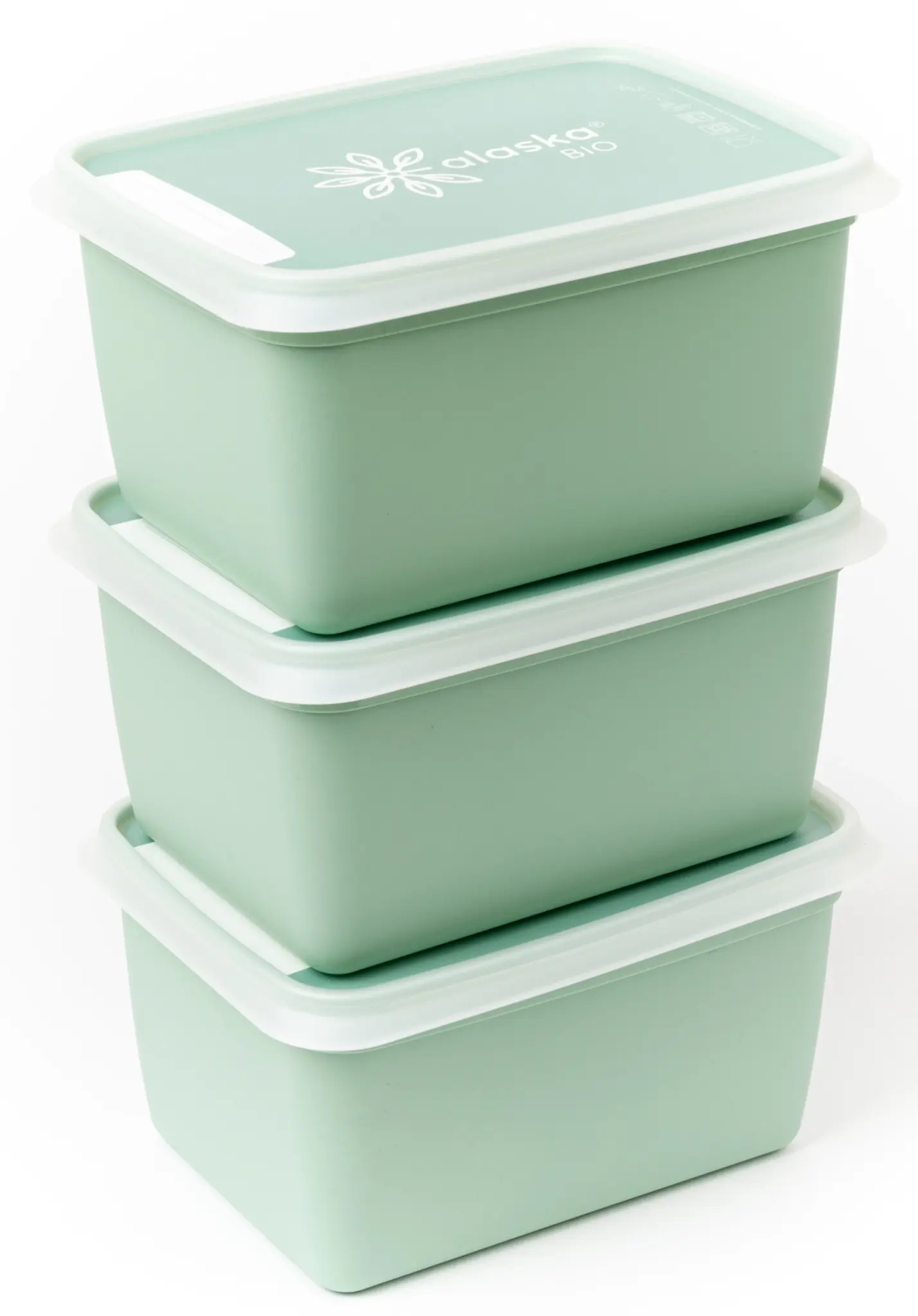 Bild von Amuse - Plus Bio Alaska 3 x 1000 ml Bio Green Gefrierboxen