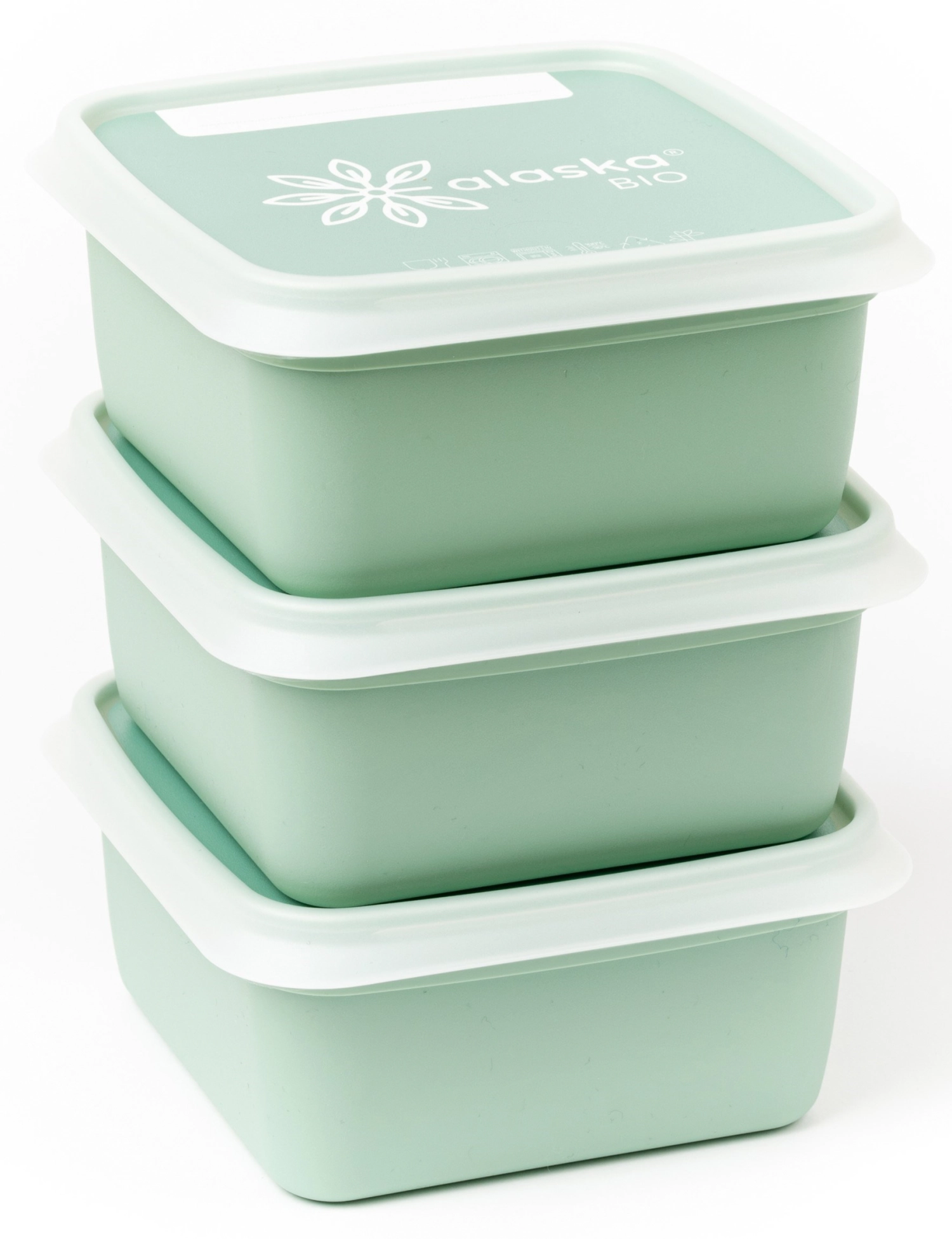 Bild von Amuse - Plus Bio Alaska 3 x 500 ml Bio Green Gefrierboxen
