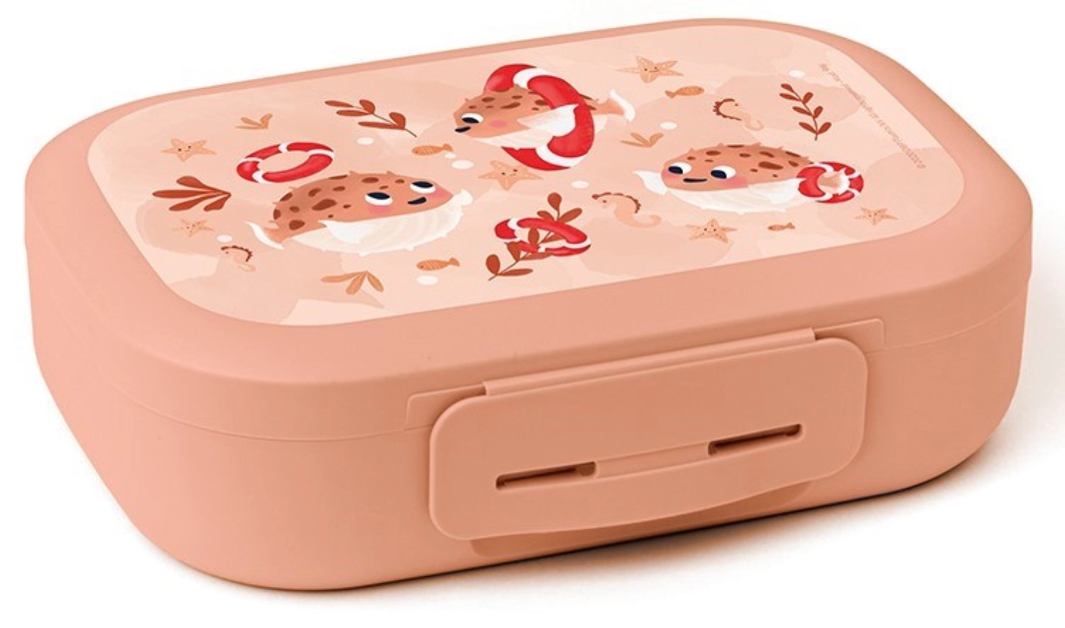 Bild von Amuse - Sealife Lunchbox Kugelfisch 180 x 132 x 50 Lachs