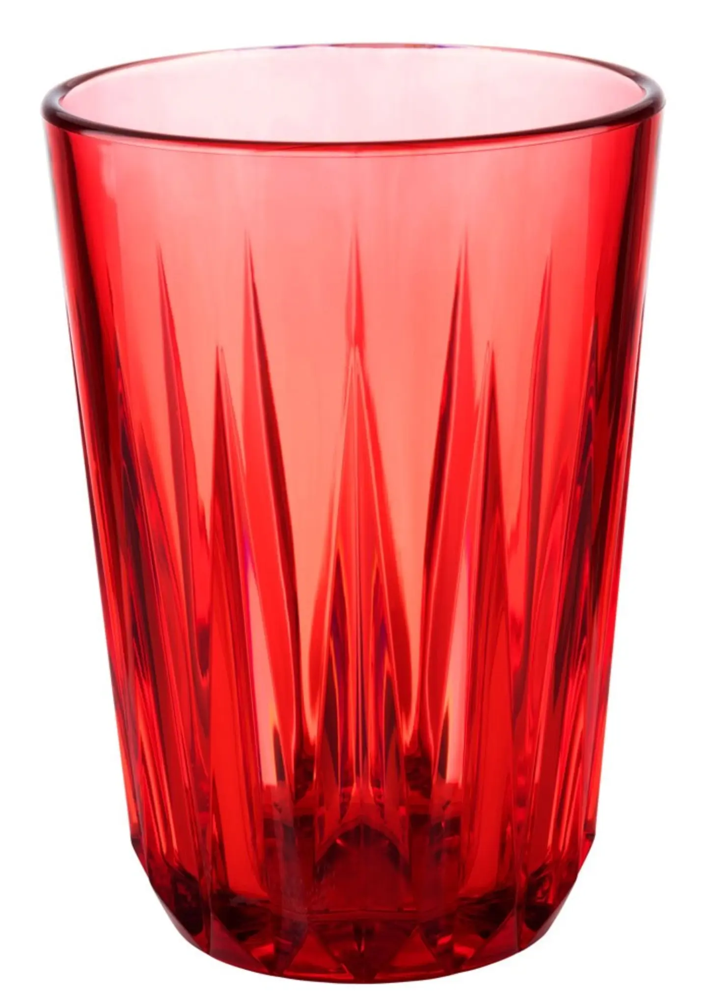 Bild von APS - Trinkbecher Crystal rot D 7 cm H 9.5 cm 150 ml