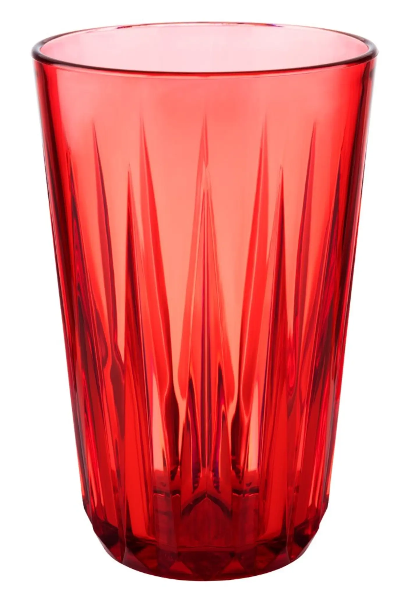 Bild von APS - Trinkbecher Crystal rot D 8 cm H 12.5 cm 300 ml