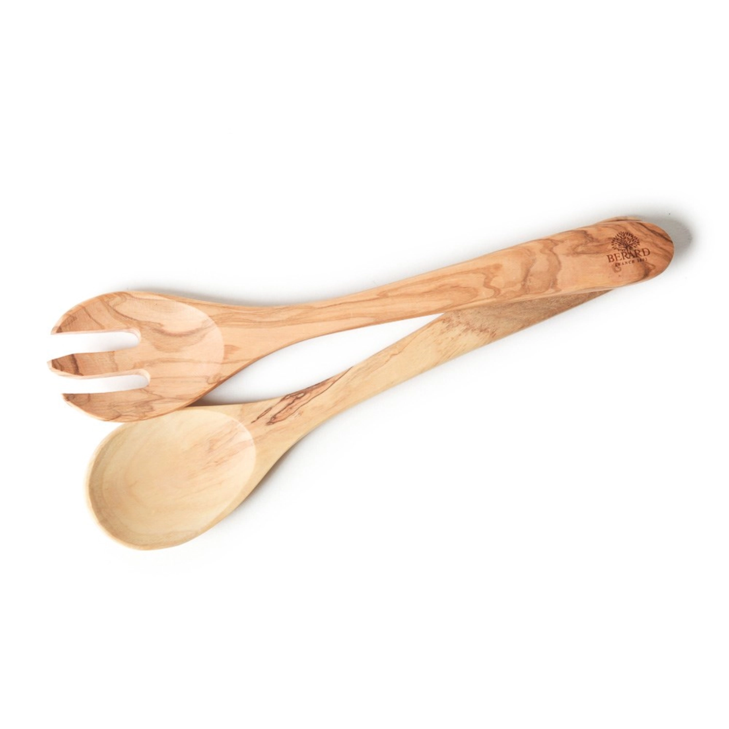 Bild von Bérard - Salatbesteck Provençal Olivenholz 25 cm
