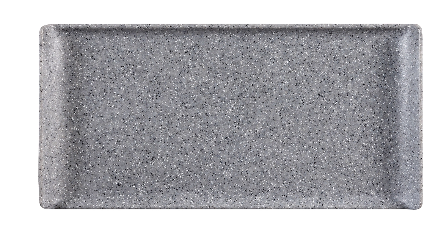 Bild von Churchill - Alchemy Melamin Granite Grey Tablett 30 x 14.5 cm