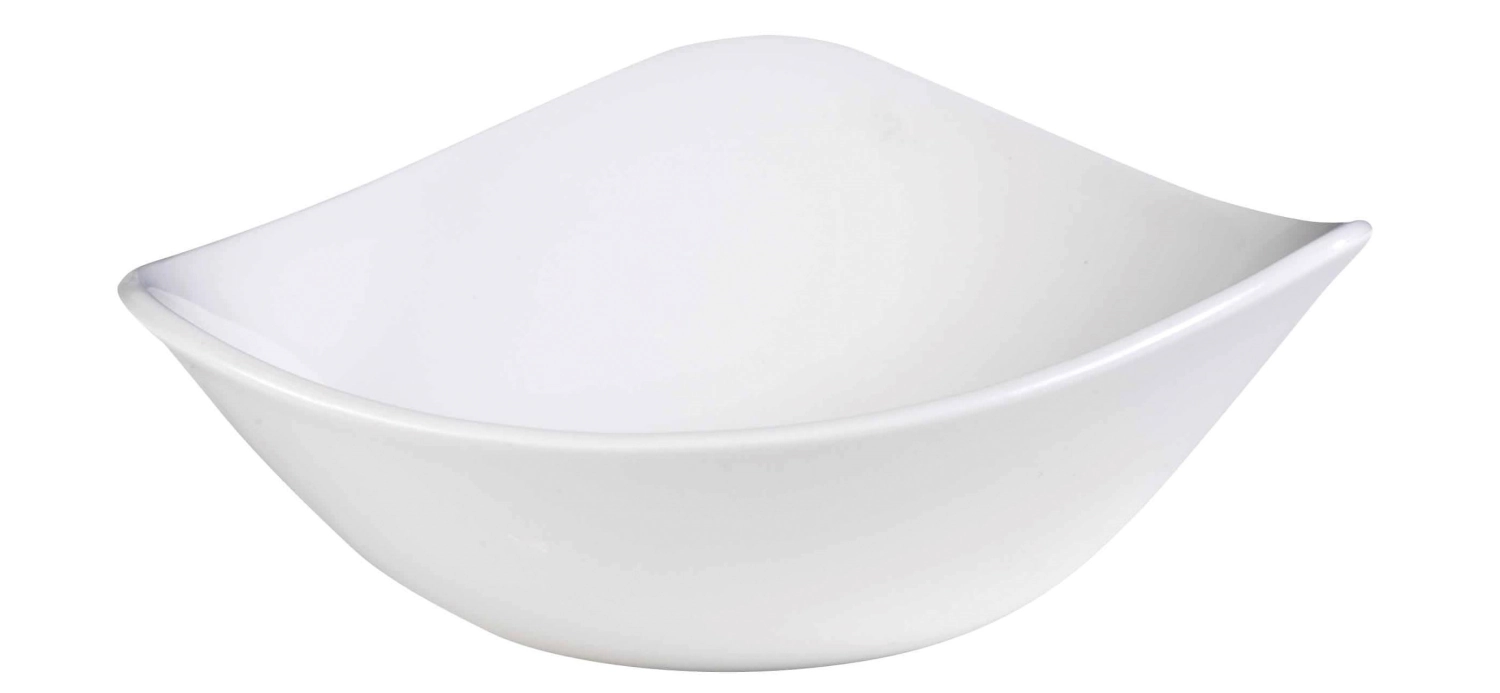 Bild von Churchill - Lotus White Triangel Schüssel 18.5 cm 37 cl