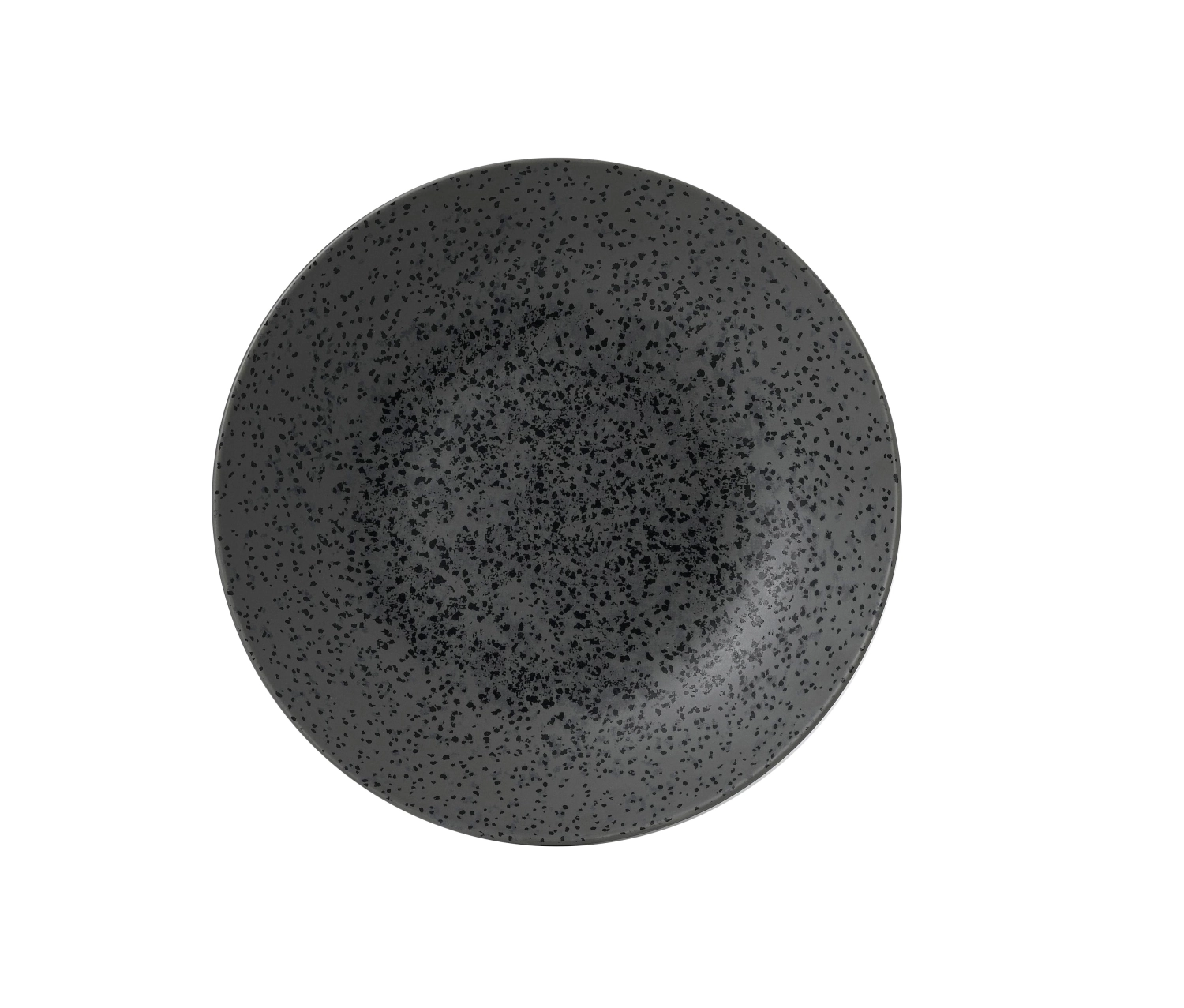 Picture of Churchill - Menu Shades Caldera Flint Grey Deep Coupe Plate 25 cm