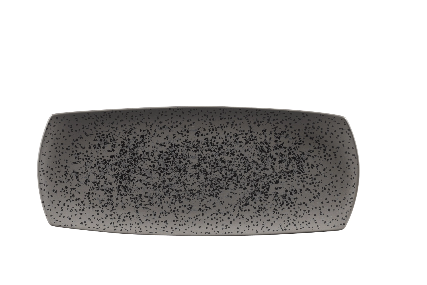 Bild von Churchill - Menu Shades Caldera Flint Grey Platte rechteckig 35.5 x 14.2 cm