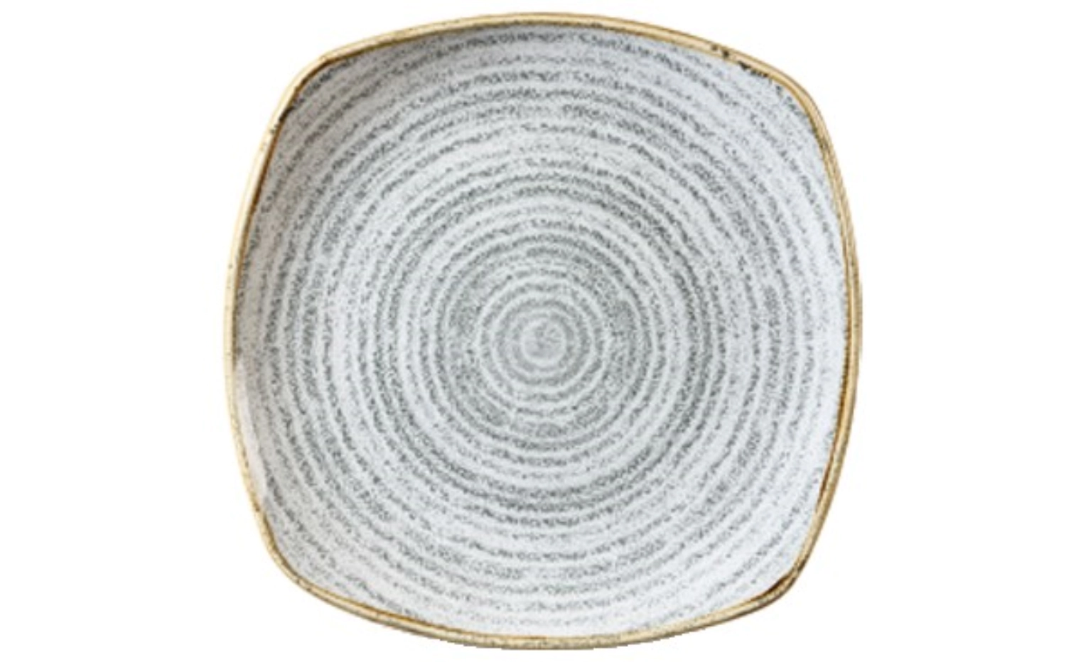 Bild von Churchill - S.P. Homespun Stone Grey Teller flach quadratisch 21.5 cm