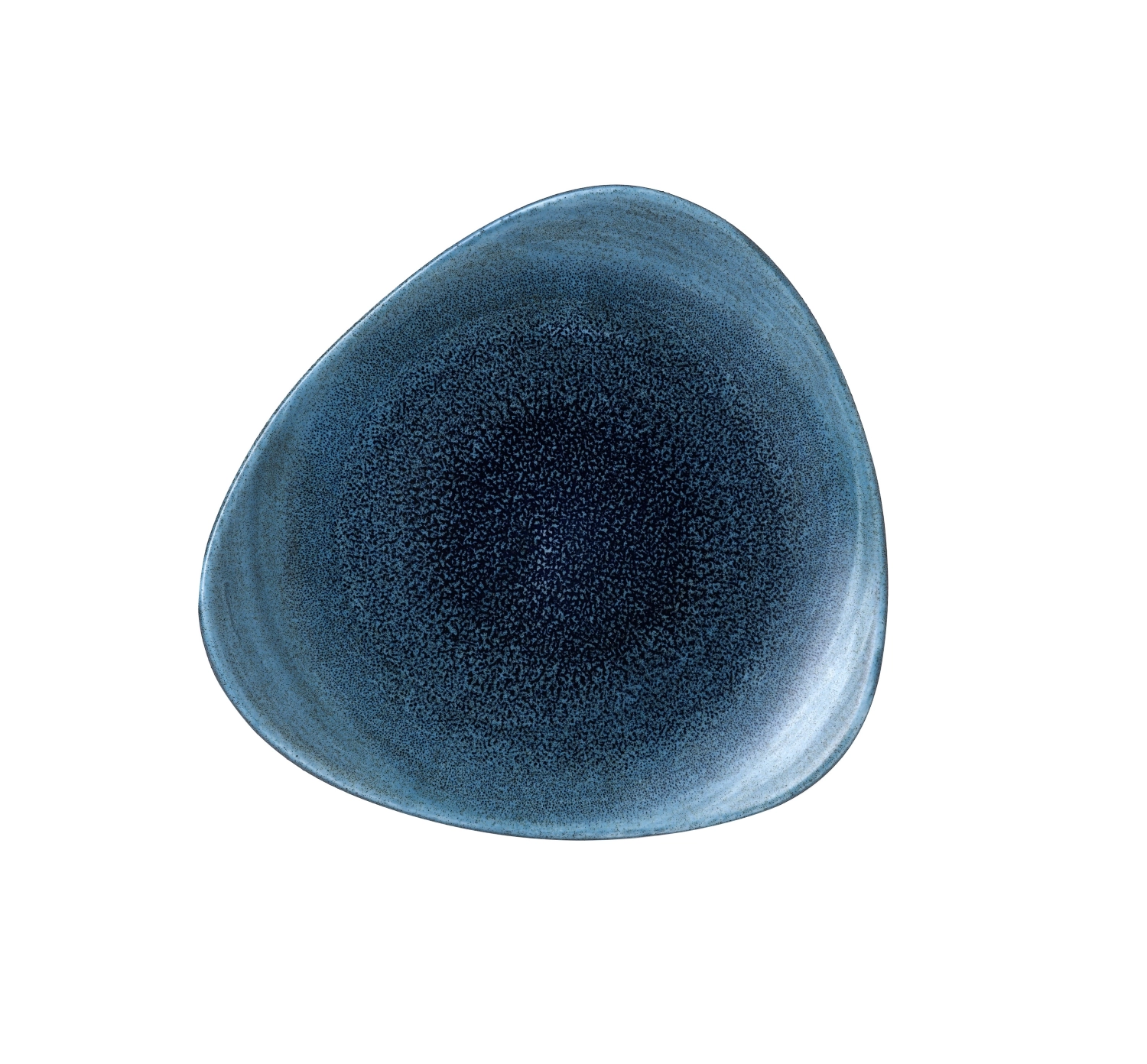 Picture of Churchill - Stonecast Aqueous Lagoon Triangle Plate flat 19.2 cm