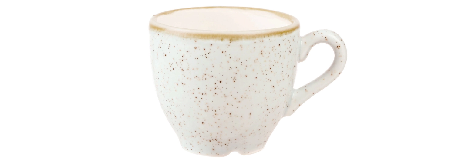 Bild von Churchill - Stonecast Barley White Espressotasse 10 cl