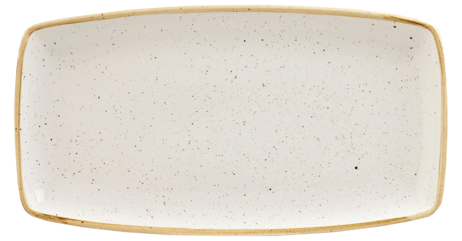 Picture of Churchill - Stonecast Barley White Rectangular Platter 35 x 18.5 cm