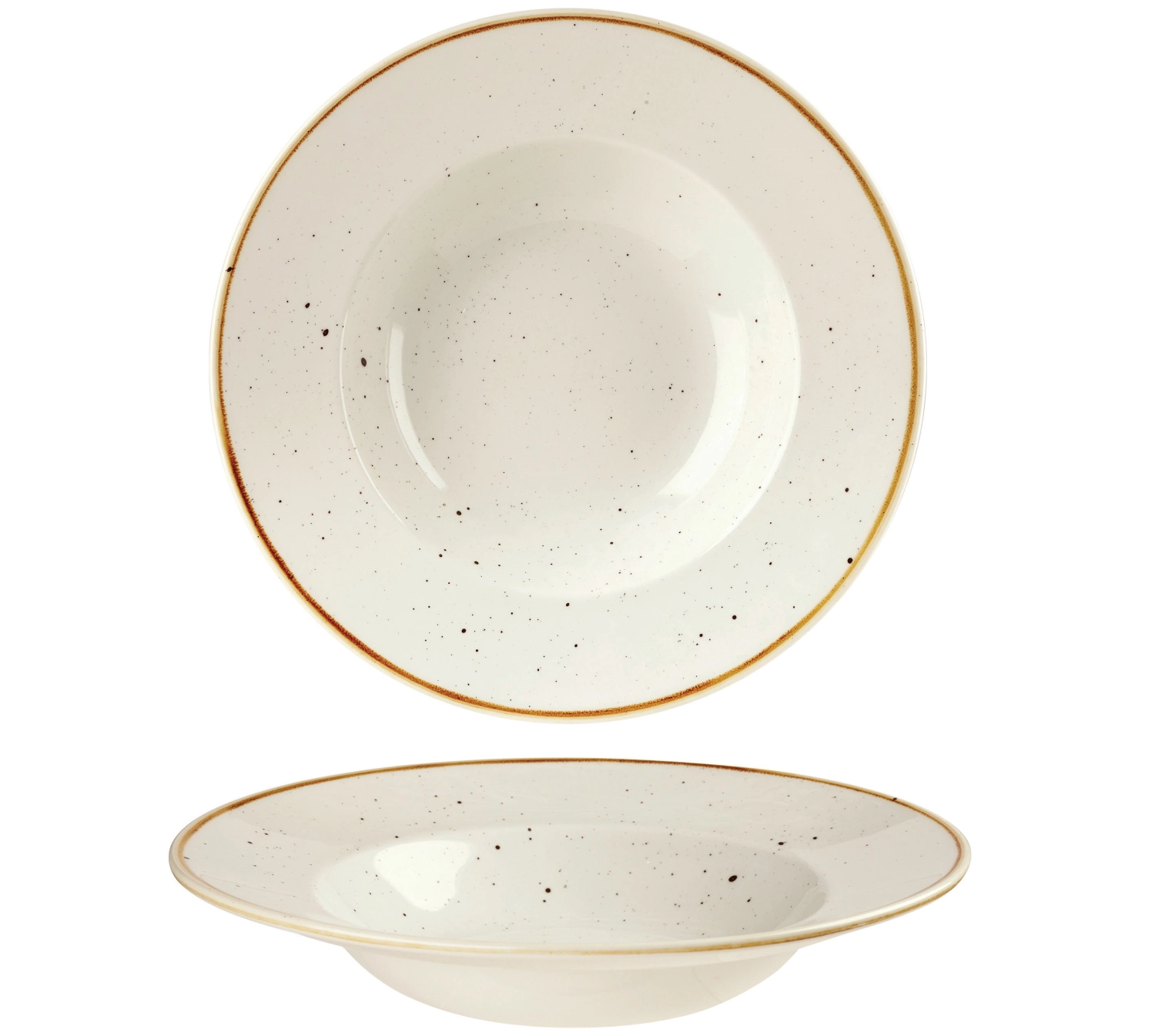 Bild von Churchill - Stonecast Barley White Teller tief Fahne 28 cm