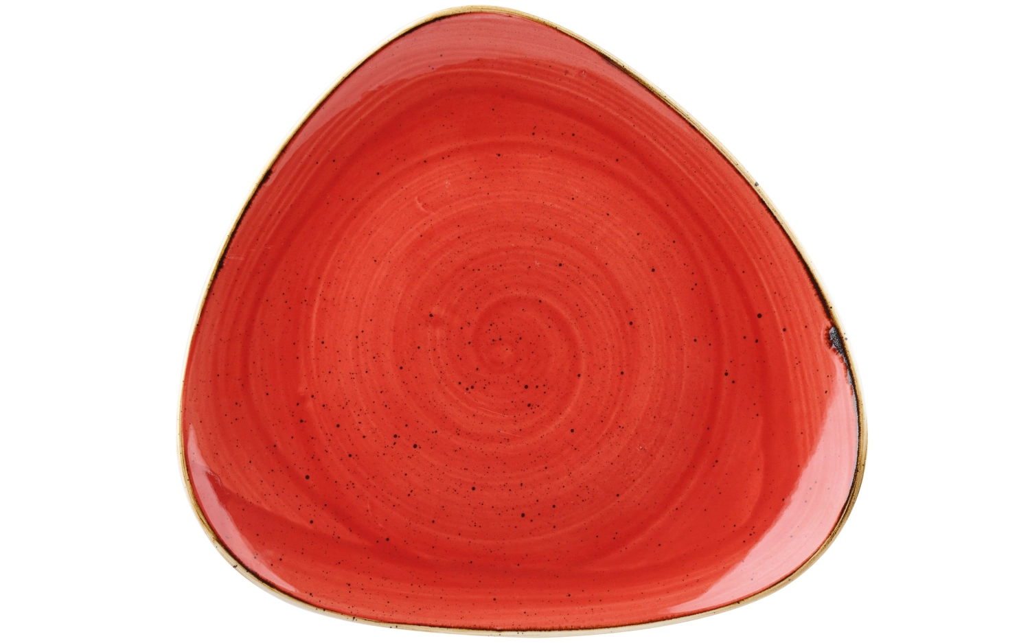 Bild von Churchill - Stonecast Berry Red Triangel Teller flach 31.1 cm
