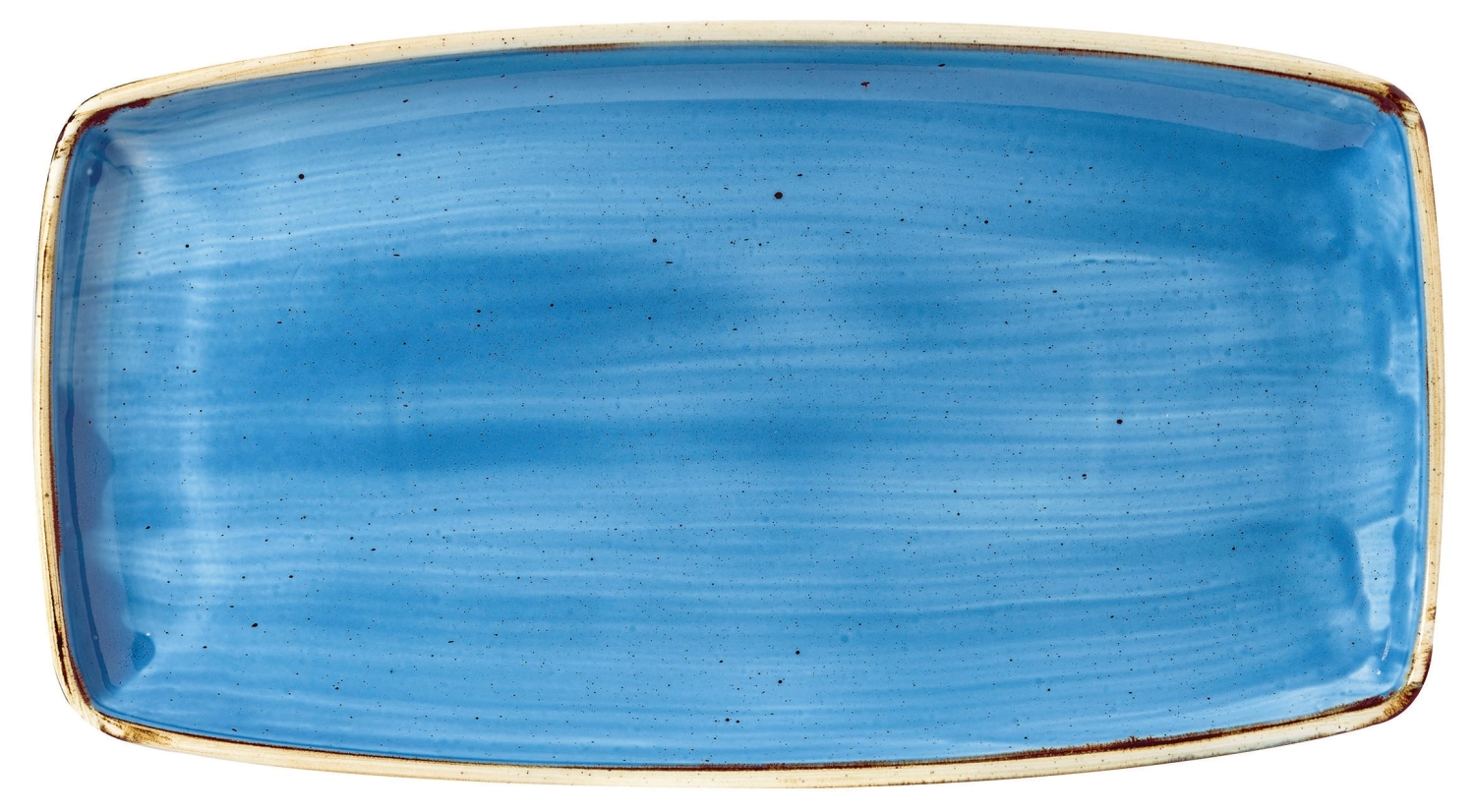 Bild von Churchill - Stonecast Cornflower Blue Platte rechteckig 35 x 18.5 cm