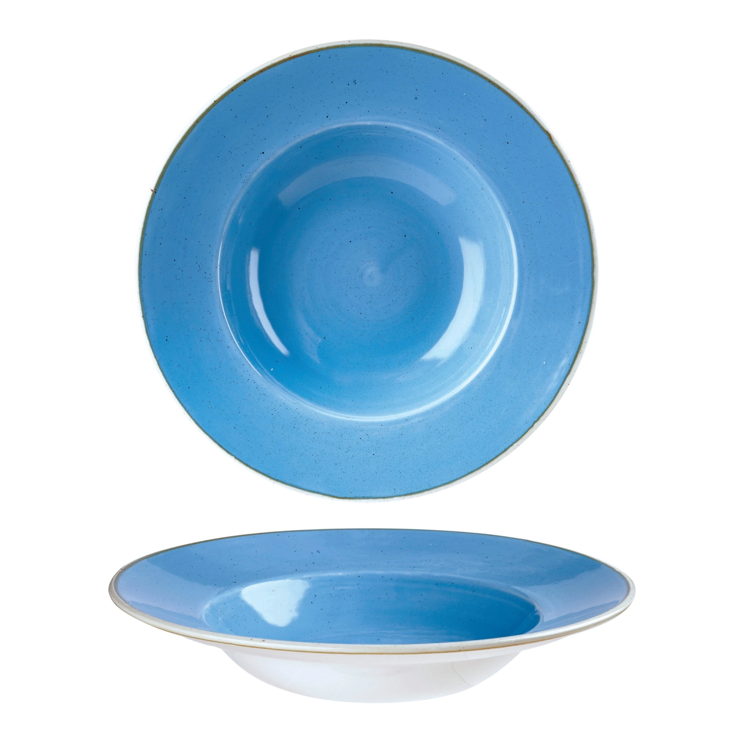 Bild von Churchill - Stonecast Cornflower Blue Teller tief Fahne 24 cm
